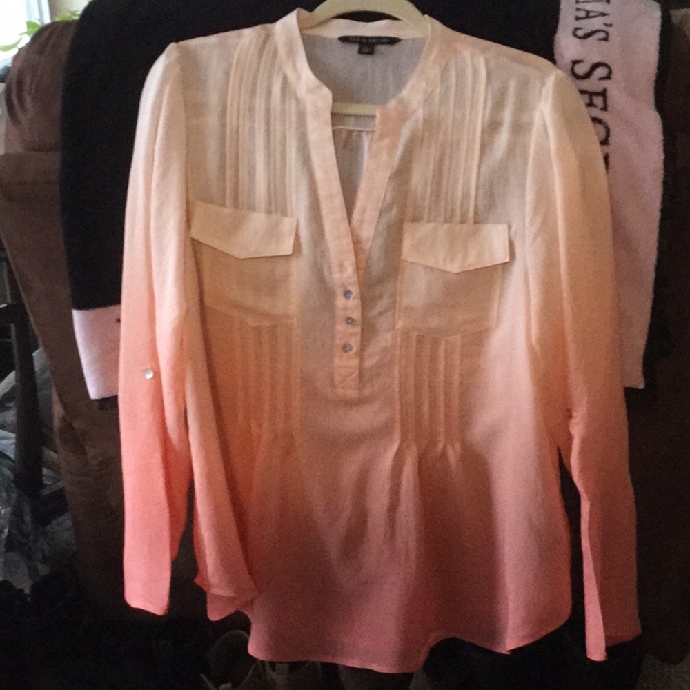 Zac & Rachel ombré blouse sz.Lg